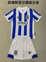 Huddersfield home kids 1:1 Quality Soccer Jersey  24-25