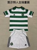 Celtic Home Kids  1:1 Quality Soccer Jersey  25-26