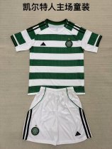 Celtic Home Kids  1:1 Quality Soccer Jersey  25-26