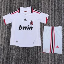 Retro AC Away Kids  Fans  1:1 Quality Soccer Jersey   2009-2010