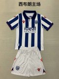 West Brom home kids  1:1 Quality Soccer Jersey   24-25