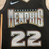 Memphis Grizzlies City Edition Black #22 BANE 1:1 Quality NBA Jerseys 2023