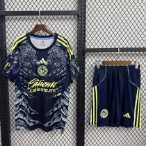 Club America  Away With Pants Sets Fans  1:1 Quality Soccer Jersey   25-26