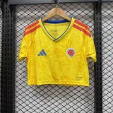 Colombia Women Home Cheerleading Team Fans 1:1 Quality Soccer Jersey 26-27（2026）