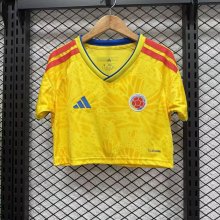 Colombia Women Home Cheerleading Team Fans 1:1 Quality Soccer Jersey 26-27（2026）