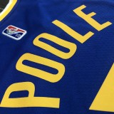 Golden State Warriors Blue V-Neck #3 POOLE 1:1 Quality NBA Season Jerseys 75 Year