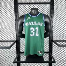 Dallas Mavericks  Retro Green  #31 THOMPSON  1:1 Quality NBA  Season Jerseys   2026