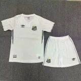 Santos kids  Home fans 1:1 Quality Soccer Jersey   24-25