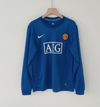 Retro Manchester united third away long sleeve   2007-2008