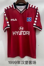 Retro Hamburger SV Home Fans 1:1 Quality Soccer Jersey 1999