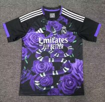 Real Madrid  Special Edition  Fans Purple Rose Snake  1:1 Quality Soccer Jersey   25-26