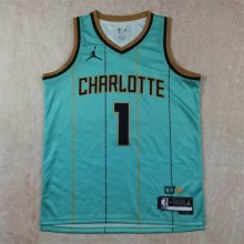 Charlotte Hornets  Green #1 BALL 1:1 Quality NBA Jerseys 2025