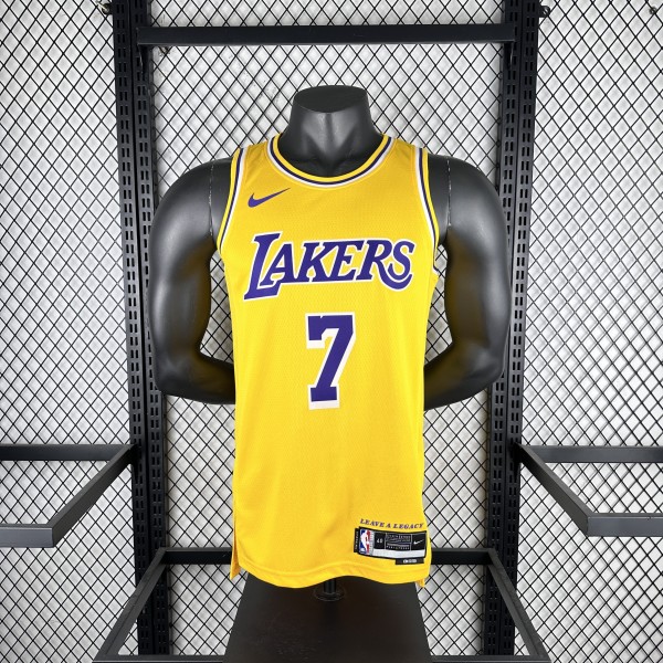 Los Angeles Lakers Yellow #7 ANTHONY 1:1 Quality NBA Season Jerseys 2023