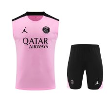 PSG Paris Training clothing Vest set  1:1 Quality Soccer Jersey    24-25