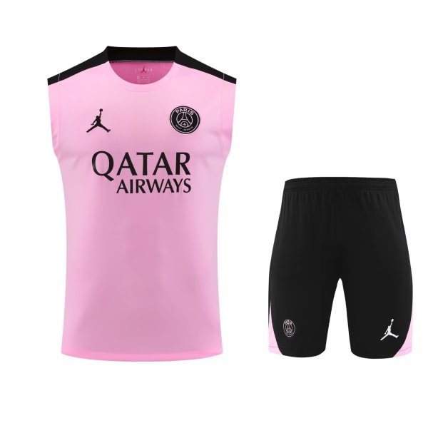 PSG Paris Training clothing Vest set  1:1 Quality Soccer Jersey    24-25