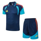 Adidas Clover  (Spain) Training Blue With Pants Sets Player 1:1 Quality Soccer Jersey  26-27（2026）