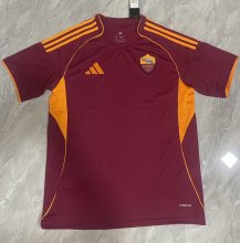 Roma Home Fans 1:1 Quality Soccer Jersey   25-26