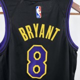 Los Angeles Lakers kids City Edition Kobe #8 BRYANT  Black  1:1 Quality NBA  Season Jerseys  2026