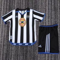 Retro Newcastle Home Kids Fans  1:1 Quality Soccer Jersey  1999-2000