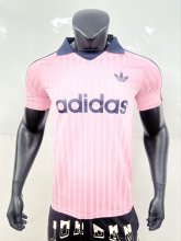 Adidas Clover Oasis  POLO  T-shirt  Pink 1:1 Quality Soccer Jersey  25-26