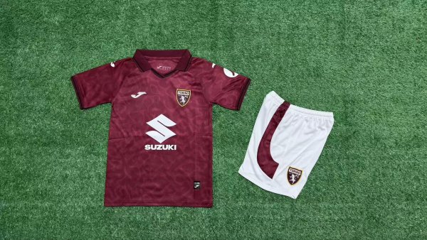 Torino Home Kids Fans  1:1 Quality Soccer Jersey   25-26