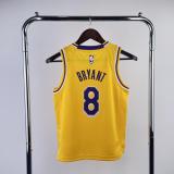 Los Angeles Lakers kids  Kobe  #8 BRYANT  Yollow NBA Jerseys