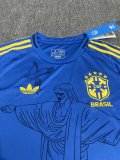 Brazil blue concept  Special Edition Fans 1:1 Quality Soccer Jersey  24-25