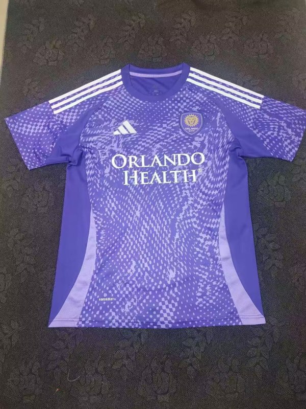 Orlando City  home Fans    1:1 Quality Soccer Jersey     25-26
