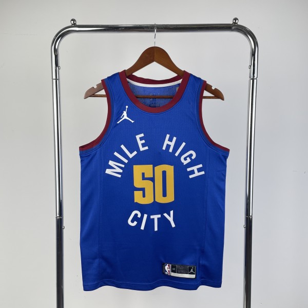 Denver Nuggets Blue #50 GORDON 1:1 Quality NBA  Season Jerseys 2021