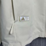 Real Madrid  Windbreaker  Interchange Jacket Black  White 1:1 Quality Soccer Jersey  25-26