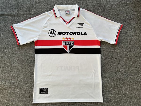 Retro Sao Paulo Home 1:1 Quality Soccer Jersey 1999-2000