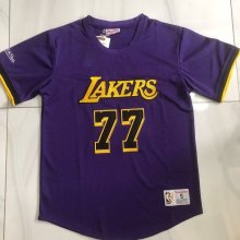 Los Angeles Lakers  Purple  #77 DONCIC 1:1 Quality NBA Jerseys