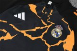 Real Madrid  Player Training  Tracksuit Black Orange (Kids And Man )  1:1  25-26