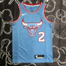 Chicago Bulls Blue #2 BALL 1:1 Quality NBA  Season Jerseys