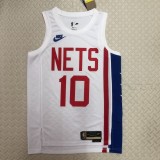 Brooklyn Nets Retro  White  #10  SIMMONS 1:1 Quality NBA  Season Jerseys 2023