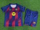 Barcelona Home  Player kids   1:1 Quality Soccer Jersey   25-26