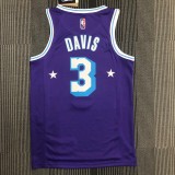 Los Angeles Lakers City Edition 75 Year  Prople #3 DAVIS 1:1 Quality NBA Season Jerseys 2022