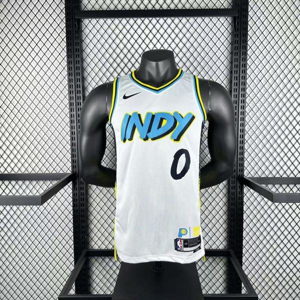 Indiana Pacers City Edition  #0 HALIBURTON  NBA Jerseys  2025
