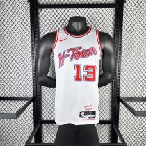 Houston Rockets City Edition  White #13 HARDEN 1:1 Quality NBA  Season Jerseys 2026