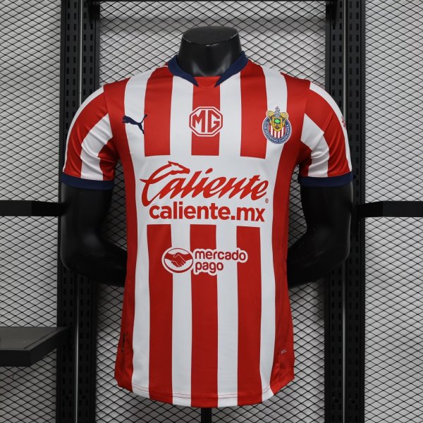 Chivas (Guadalajara )  home  Player 1:1 Quality Soccer Jersey  24-25