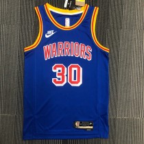 Golden State Warriors Blue Retro #30 CURRY  1:1 Quality NBA Season Jerseys 75 Year