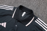 Real Madrid  Polo Fans Grey 1:1 Quality Soccer Jersey  25-26