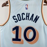 San Antonio Spurs  City Edition #10  SOCHAN NBA Jerseys  2025