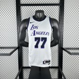 Los Angeles Lakers City Edition  #77 DONCIC  white 1:1 Quality NBA Jerseys 2023