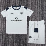 Retro Manchester United Away Kids 2000-2001  1:1 Quality Soccer Jersey