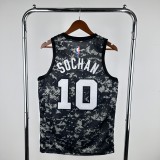 San Antonio Spurs camouflage #10 SOCHAN 1:1 Quality NBA  Season Jerseys