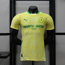 Mamelodi Sundowns Home player 1:1 Quality Soccer Jersey  24-25