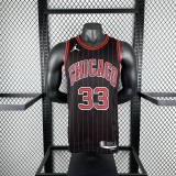 Chicago Bulls JORDAN Black  #33  PIPPEN 1:1 Quality NBA Jerseys  2026
