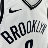 Brooklyn Nets  White #8 CUI 1:1 Quality NBA  Season Jerseys 2023