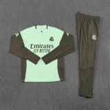 Real Madrid  Player Training  Tracksuit Green (Kids And Man )  1:1  25-26